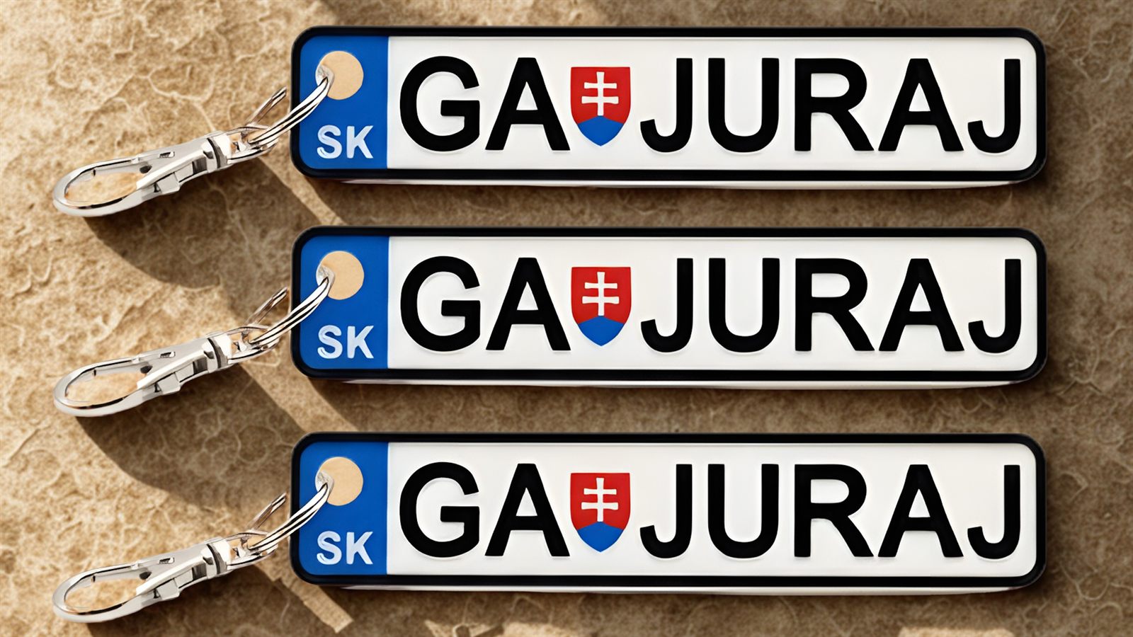 EČV kľúčenka Gold